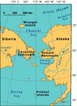 Proximity of Russia to Alaska