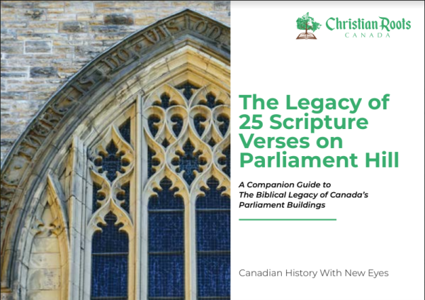 Front Cover, The Legacy of 25 Scripture Verses on Parliament Hill