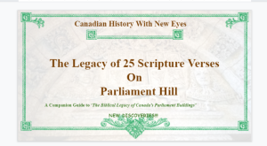 The Legacy of 25 Scripture Verses on Parliament Hill (Slide Presentation)