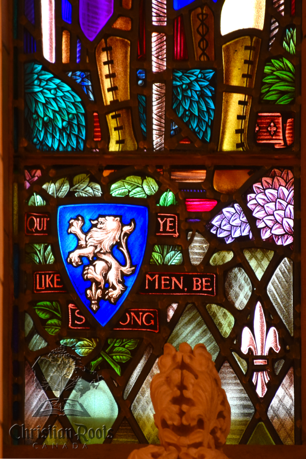 East Window #3 (1 Cor 16:13)
