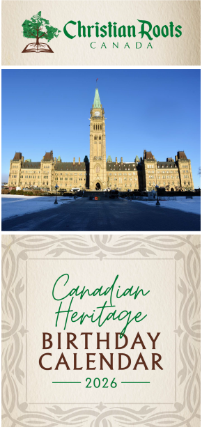 Canadian Heritage Birthday Calendar 2026