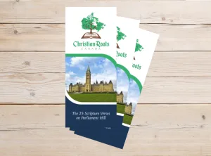 3-Fold Flyer: 25 Scripture Verses on Parliament Hill Licence